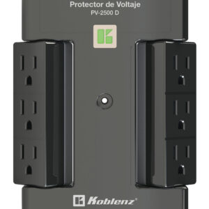 Protector de voltaje, 2500 VA /2000 W, 6 cont